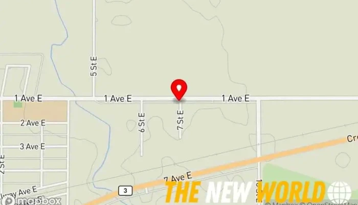 map of Van Ham Autobody Auto repair shop in Bow Island