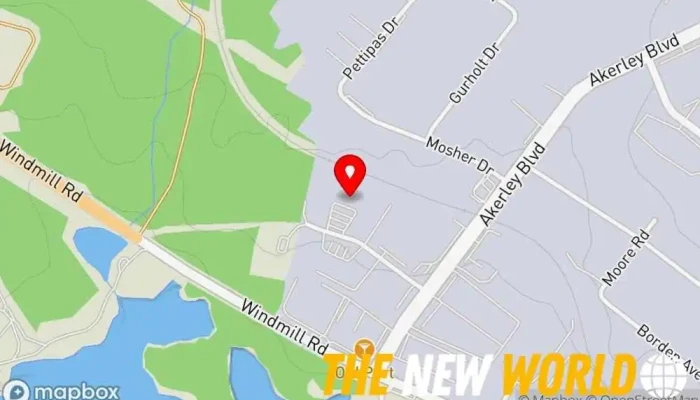 map of Verge Technologies Telecommunications contractor, Audio visual consultant, Audio visual equipment supplier, Security system installation service, Security system supplier in Dartmouth