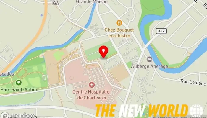 map of Ville de Baie-Saint-Paul City or town hall in Baie-Saint-Paul