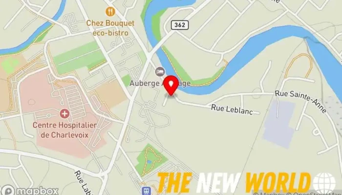 map of Vincent Gilbert Bookkeeping service in Baie-Saint-Paul