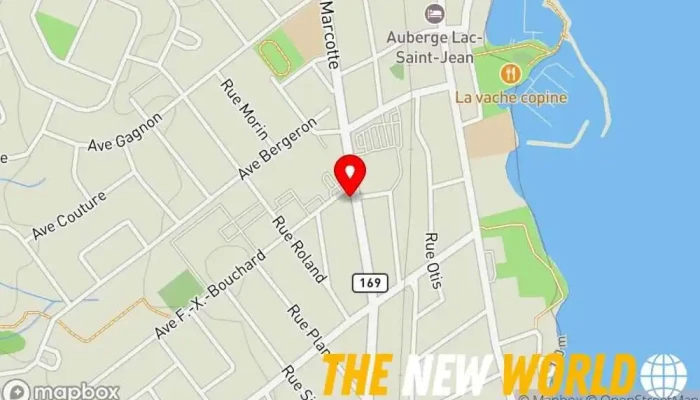 map of VIZÉS Cabinet de Services Financiers Financial planner in Roberval