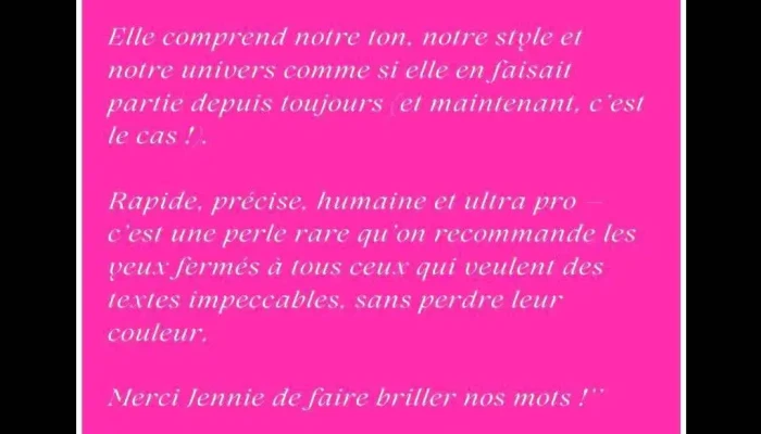 Votre Alliee Virtuelle   Jennie Hewitt Latest - Barraute