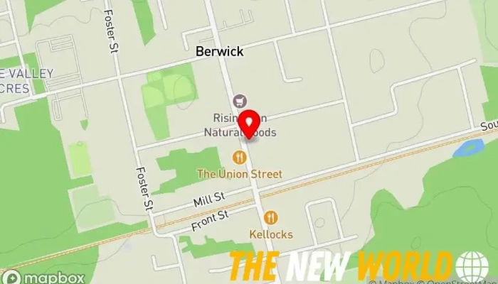 map of Waterbury Newton Lawyer, Bankruptcy attorney, Criminal justice attorney, Employment attorney, Estate planning attorney in Berwick