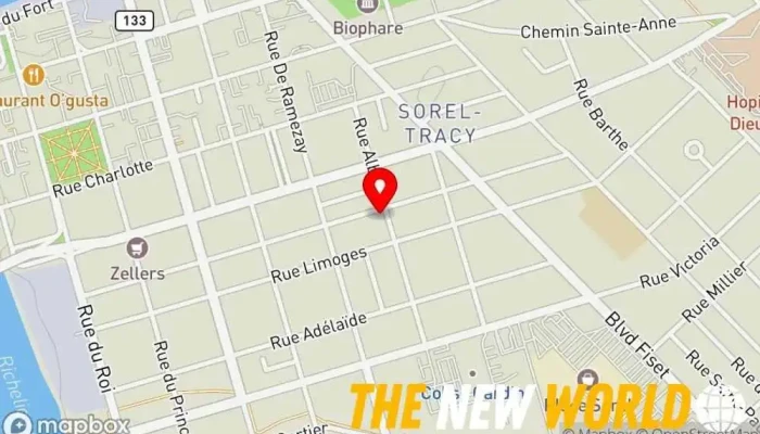 map of Webbec Marketing Marketing agency, Advertising agency, Design agency, Internet marketing service, Marketing consultant, Web hosting company, Website designer in Sorel-Tracy
