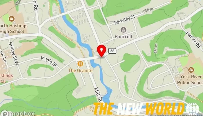 map of West Wind Gallery & Gifts Gift shop, Clothing store in Bancroft