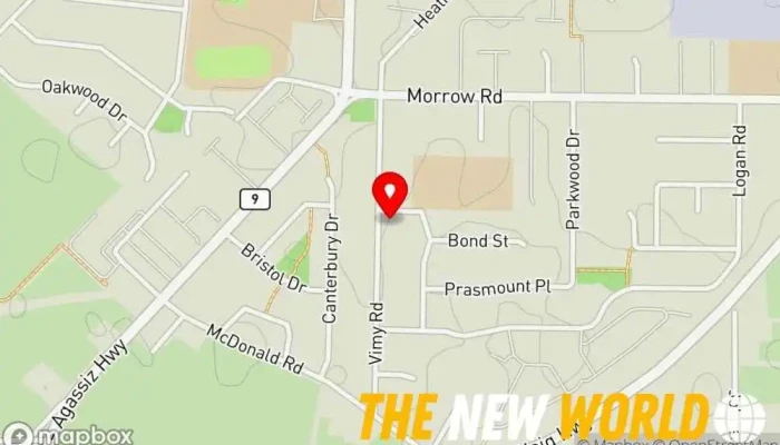 map of Wild Forager Catering Caterer in Agassiz