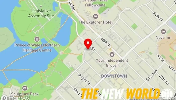 map of Williams Engineering Canada Engineering consultant in Yellowknife
