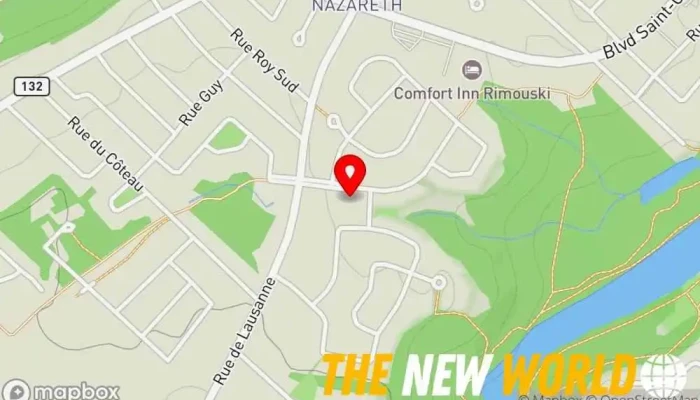 map of WIS International Business management consultant in Rimouski