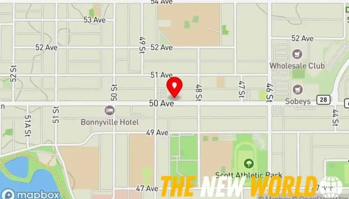 map of Wood & Munday LLP General practice attorney in Bonnyville