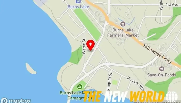 map of WorkBC Centre Burns Lake Employment agency in Burns Lake