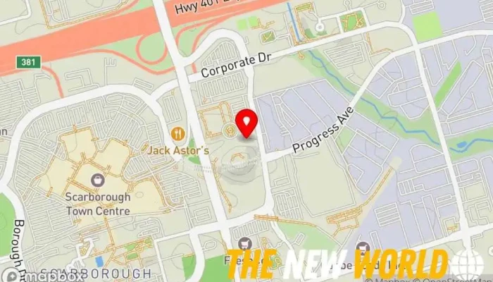 map of World Canada Immigration Consultancy Inc Immigration & naturalization service, Business management consultant, Commissioner for Oaths, Consultant, Visa consulting service in Scarborough