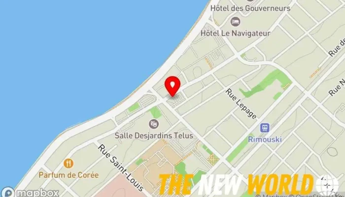 map of WSP Engineering consultant in Rimouski