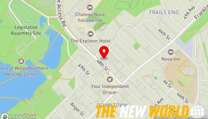 map of WSP Engineering consultant, Environmental consultant, Environmental engineer in Yellowknife