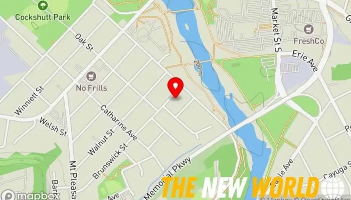 map of Yeti Electrical Solutions Ltd Electrician in Brantford