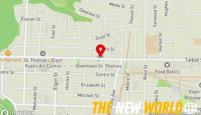 map of Yurek Pharmacy & Home Healthcare, St. Thomas Pharmacy, Health consultant, Hospital equipment and supplies, Medical equipment supplier, Medical supply store, Mobility equipment supplier in St Thomas