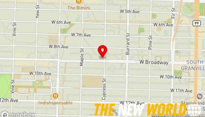 map of Zavosh Consulting Engineering consultant in Vancouver