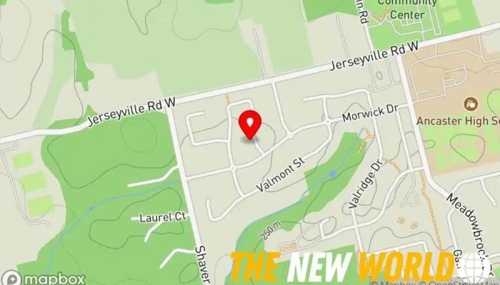 map of ztek Software company in Ancaster